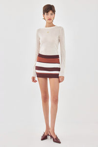 burgundy-striped