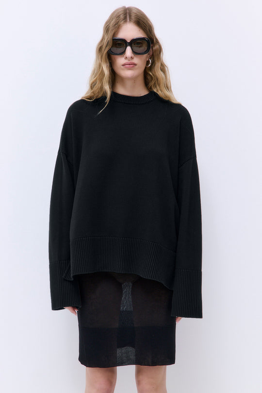 Oversized Crew Neck Jumper