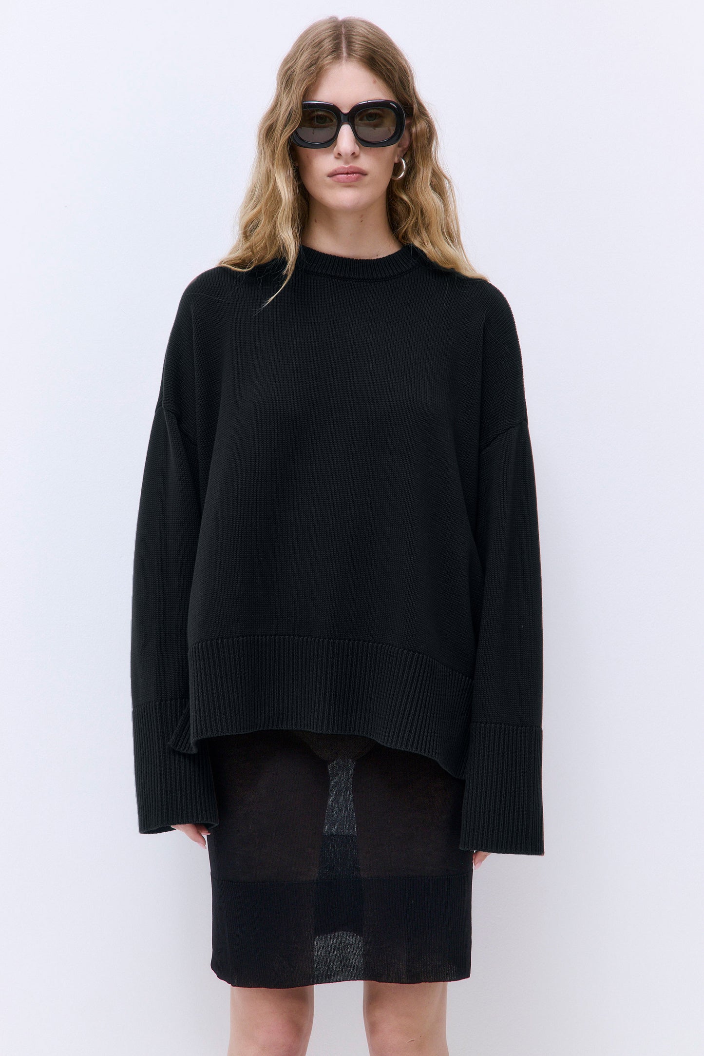 Oversized Crew Neck Jumper