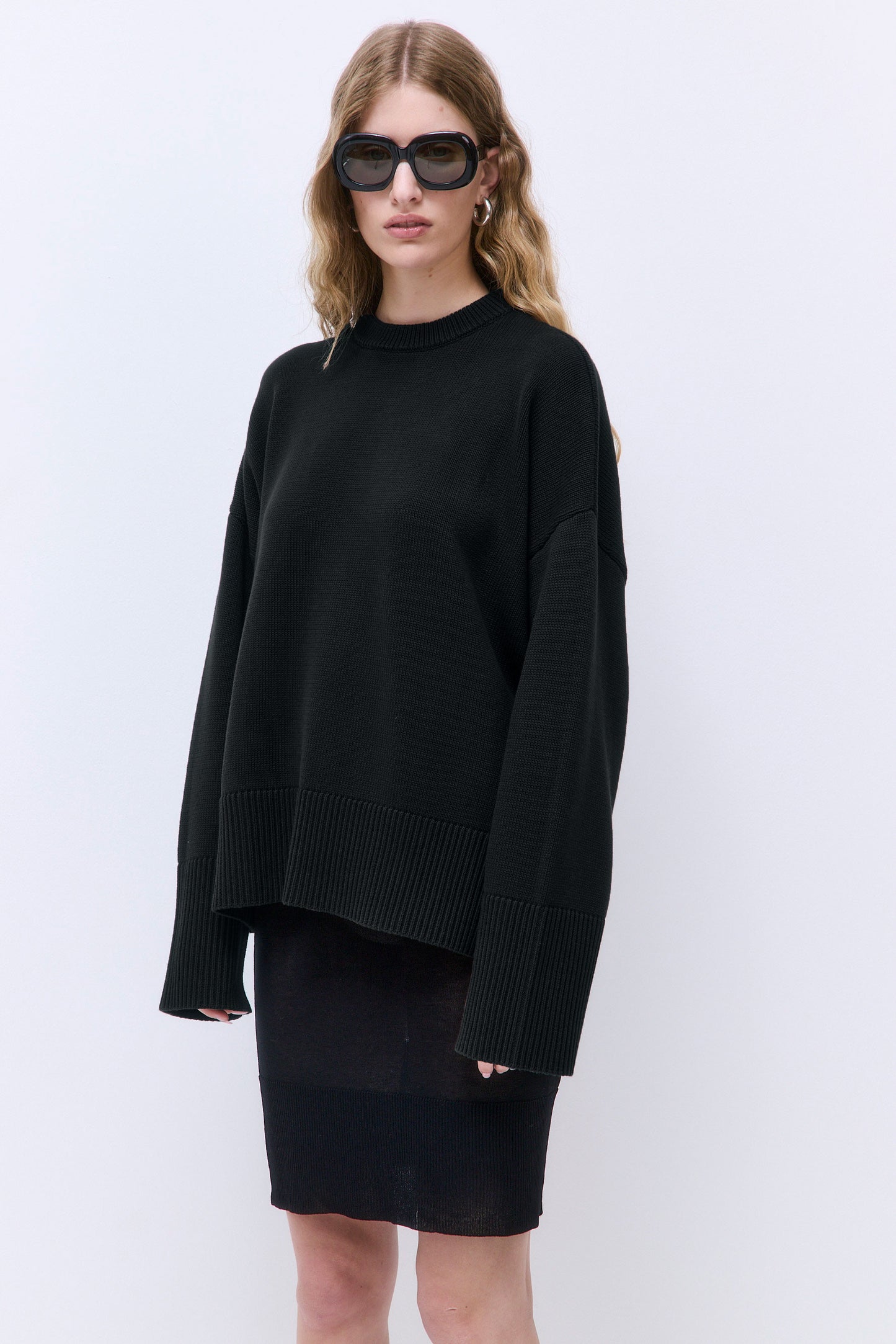 Oversized Crew Neck Jumper