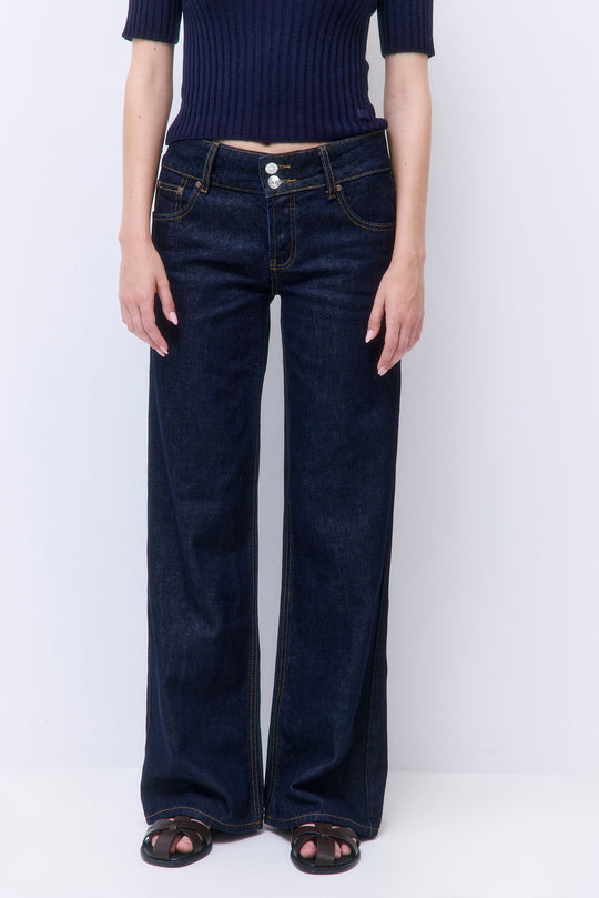 No.19| Low Rise Wide Leg Denim