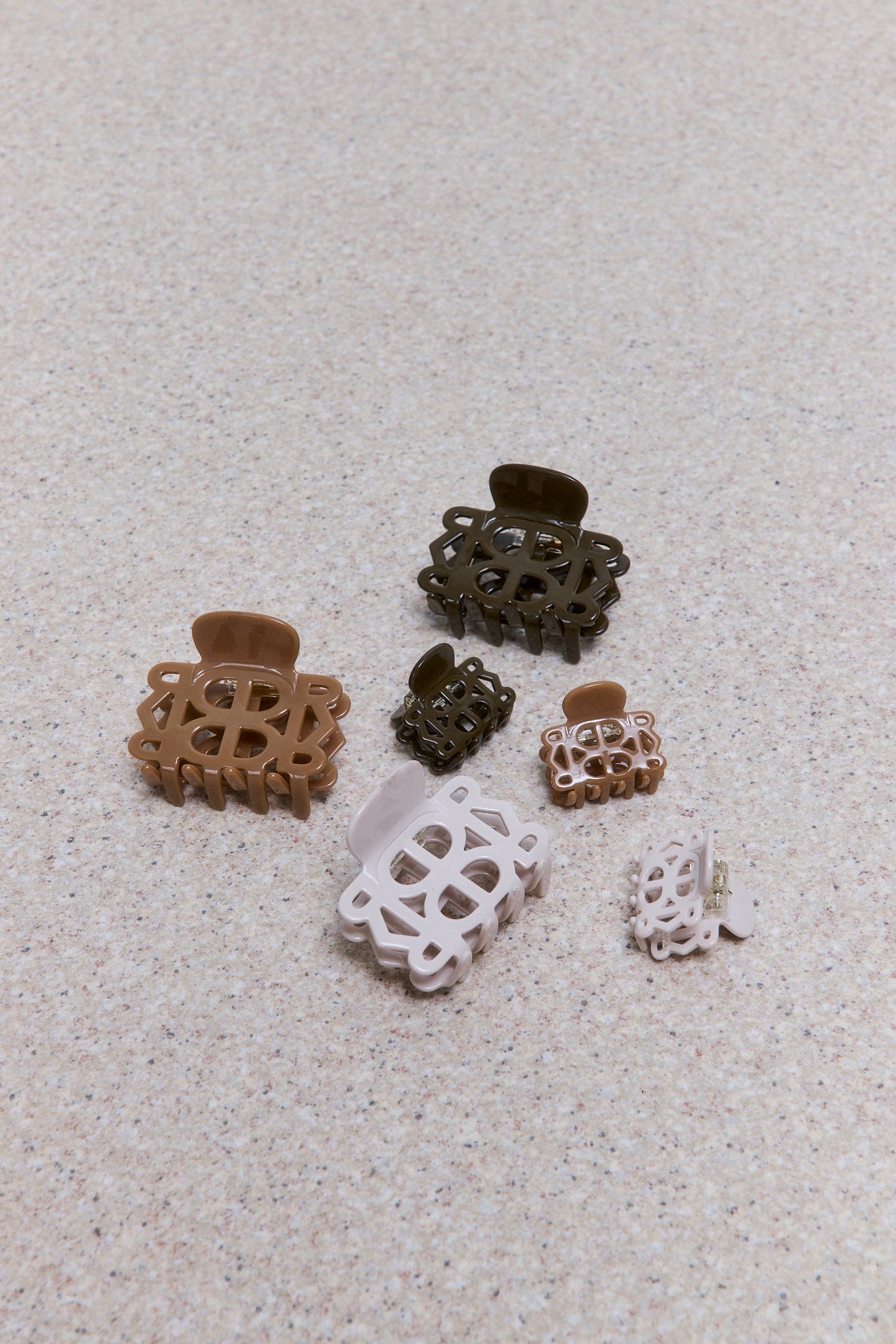 3 Piece Mini Claw Clip Set