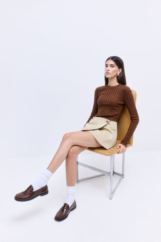 Cozy Ribbed Crew Socks