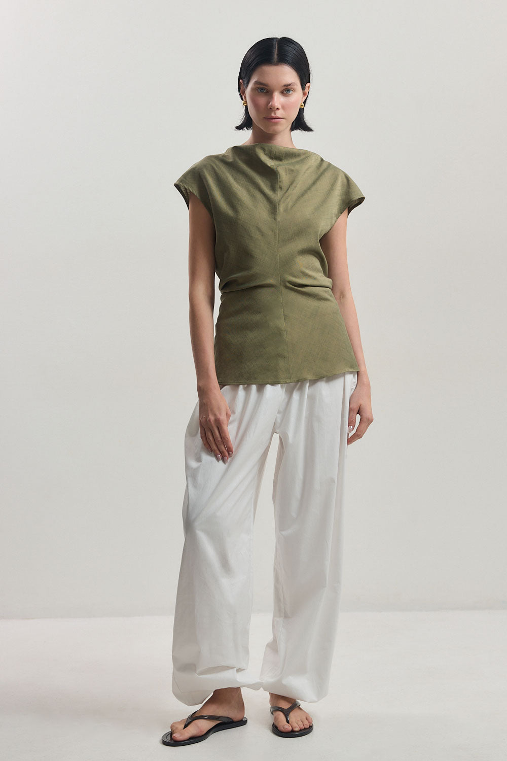 Fitted Boatneck Top
