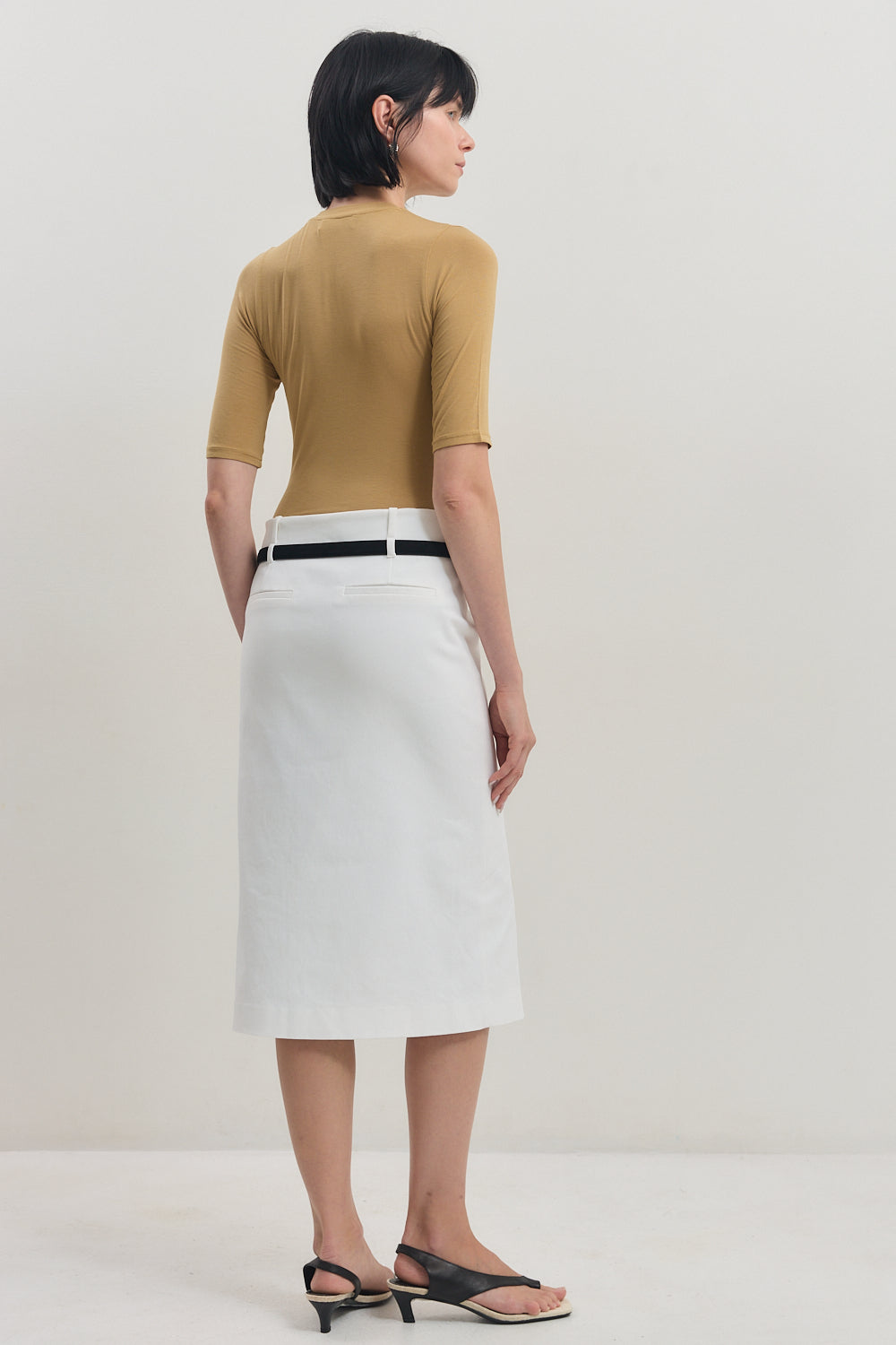 Mid Sleeve Modal Top