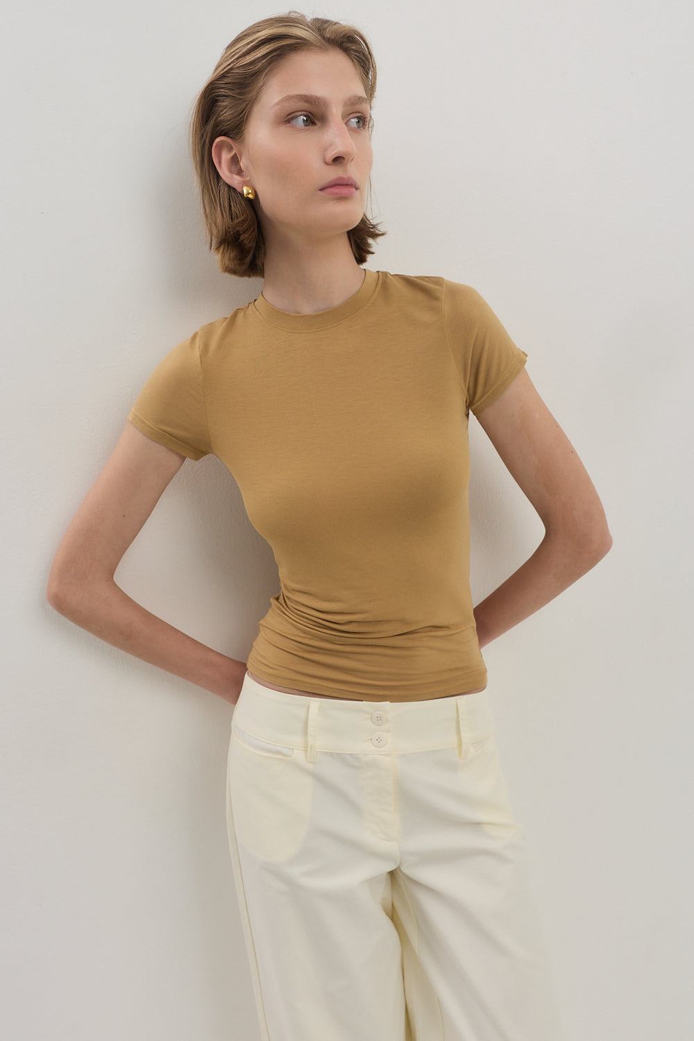 Classic Slim Fit Modal Top
