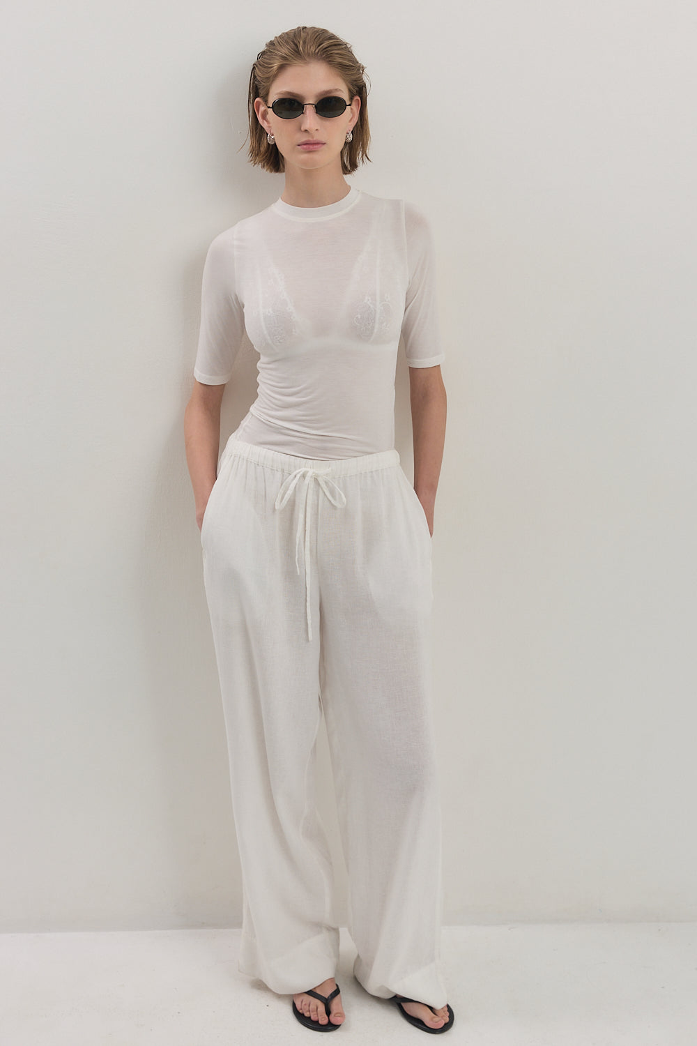 Mid Sleeve Modal Top