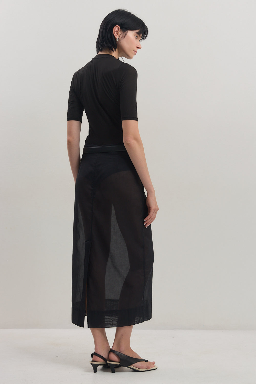 Mid Sleeve Modal Top