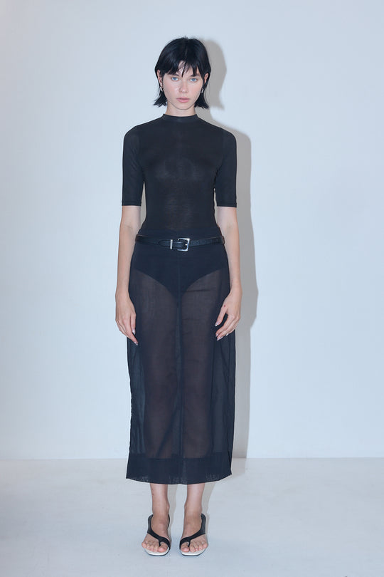 Mid Sleeve Modal Top