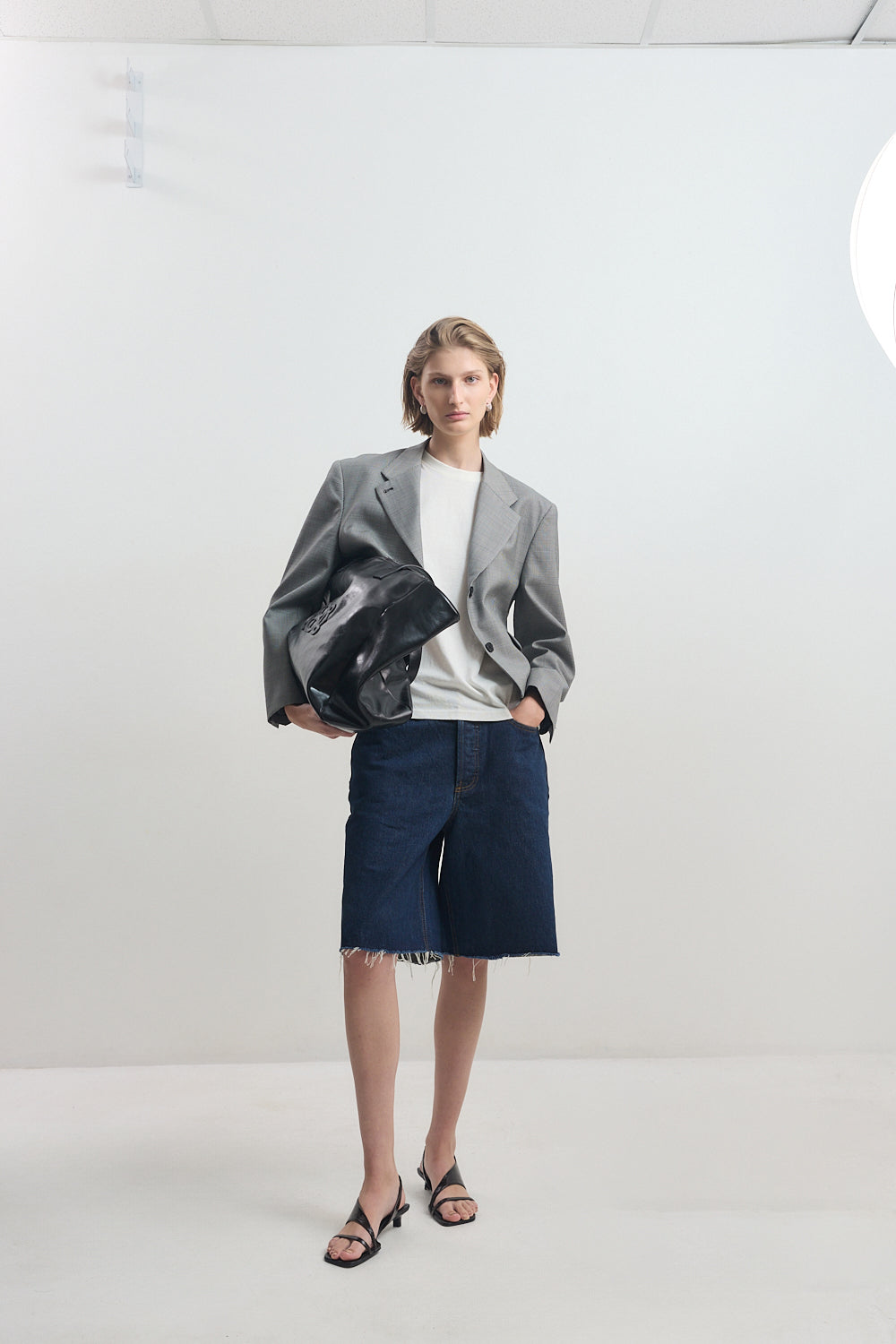 Baggy Denim Bermuda