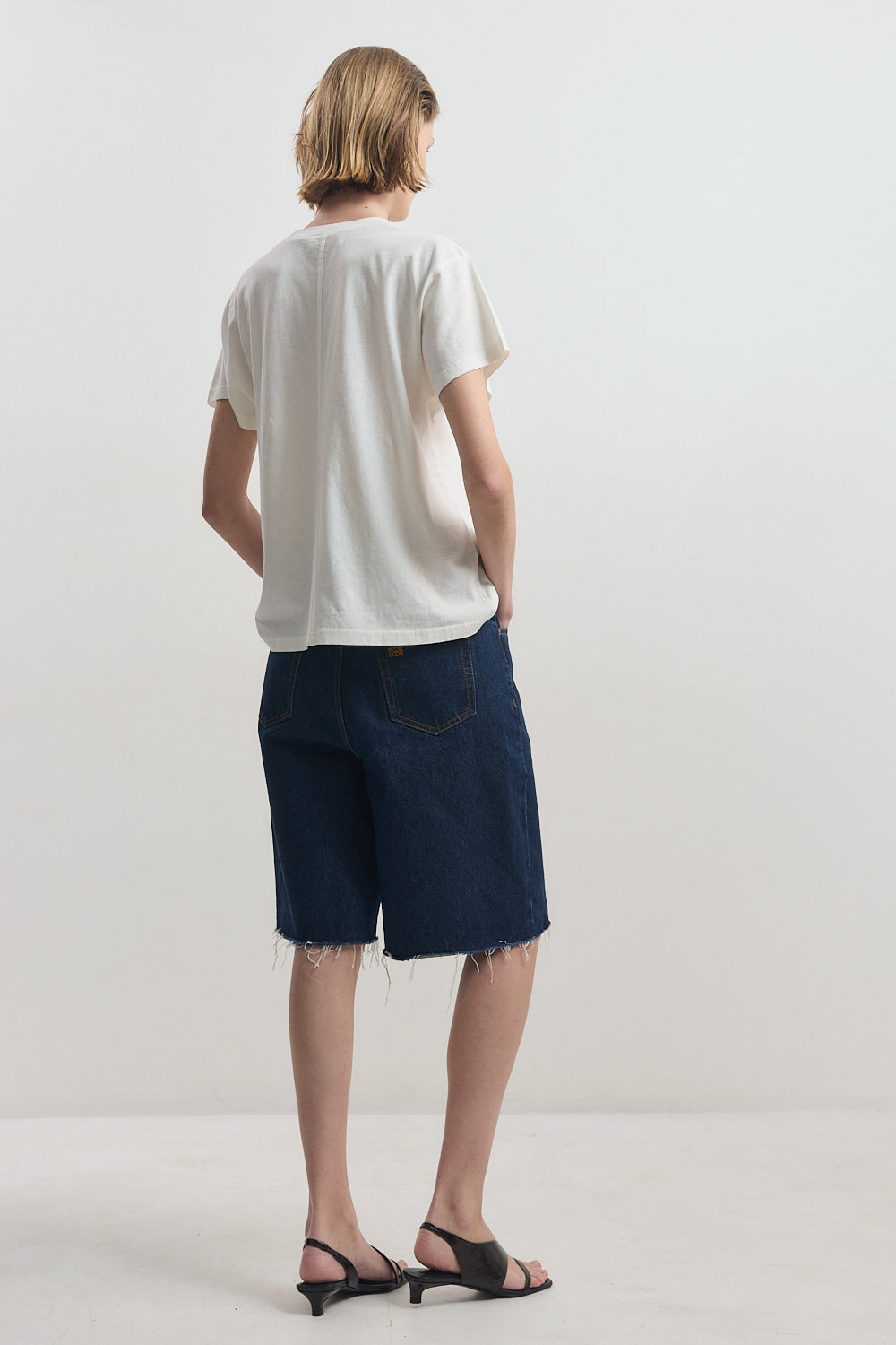 Baggy Denim Bermuda