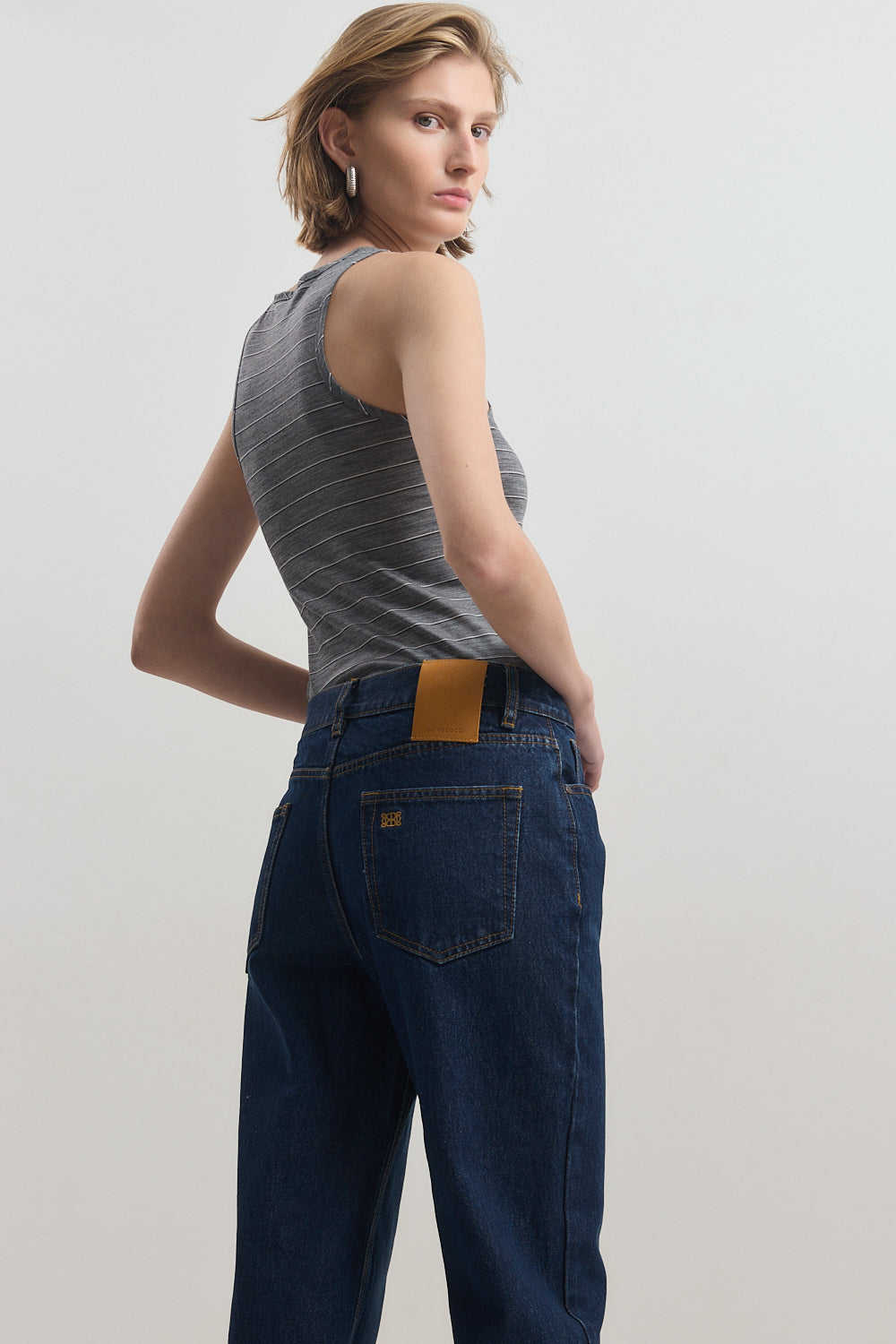 No.11| Mid Rise Full Length Baggy Denim