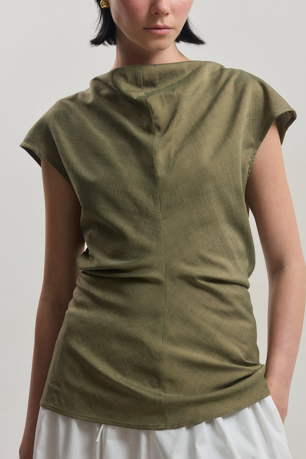 Fitted Boatneck Top