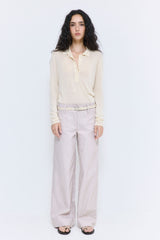 Striped Drill Pants