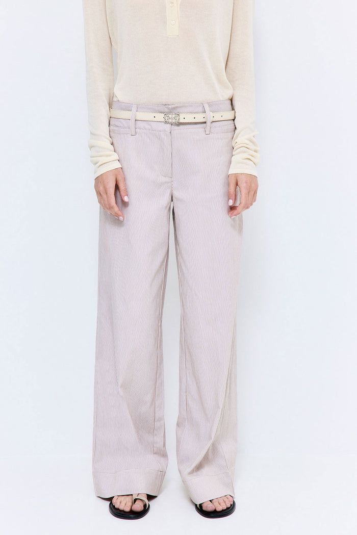 Striped Drill Pants