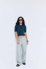 Striped Drill Pants