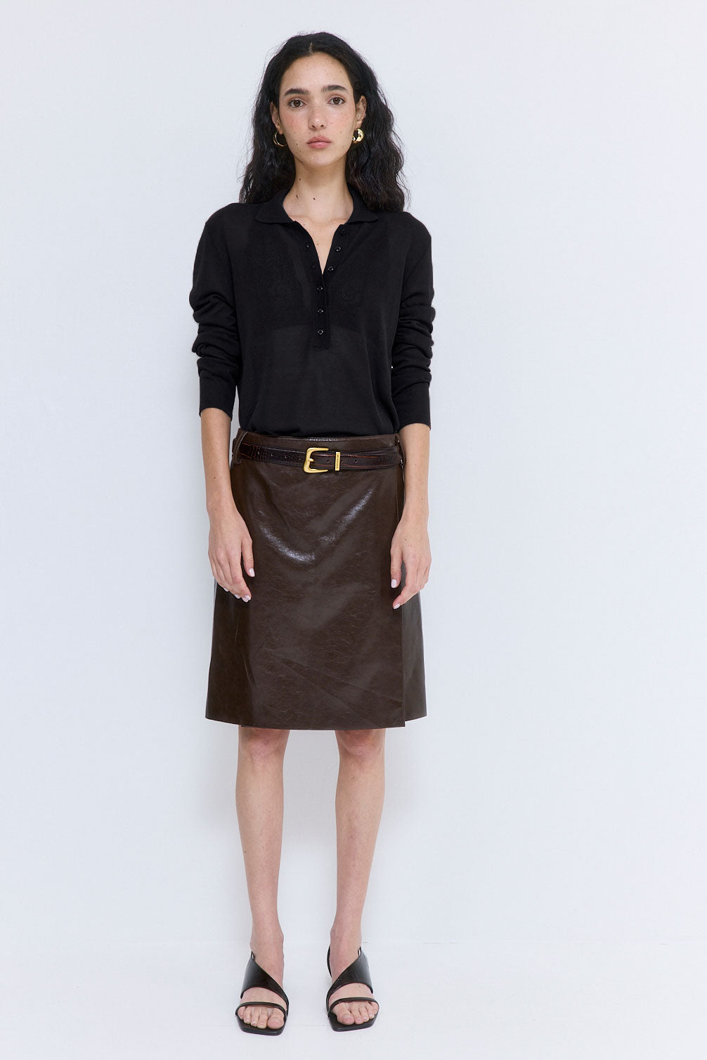 Sheer Polo Tee