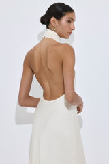Limited Edition Collared Satin Dress