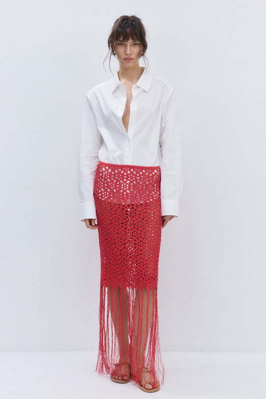 Flower Crochet Skirt