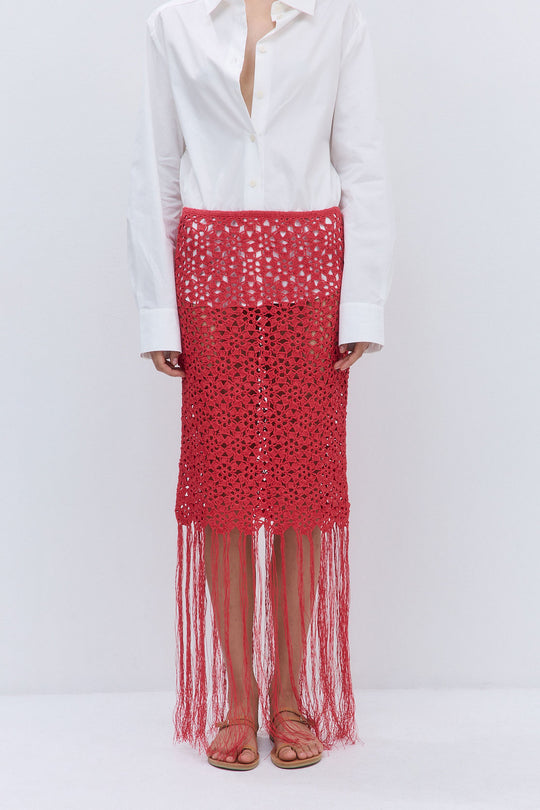 Flower Crochet Skirt