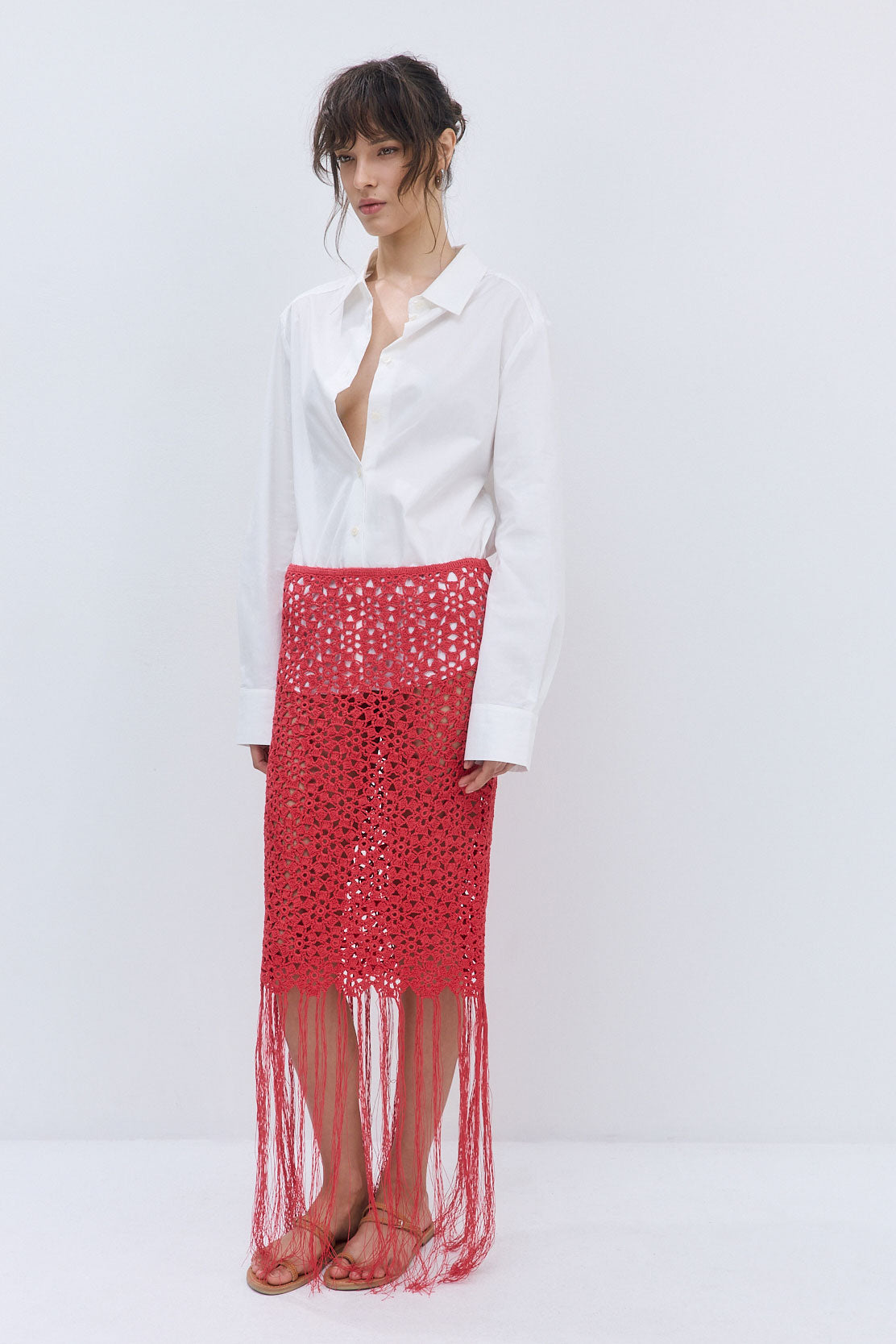 Flower Crochet Skirt
