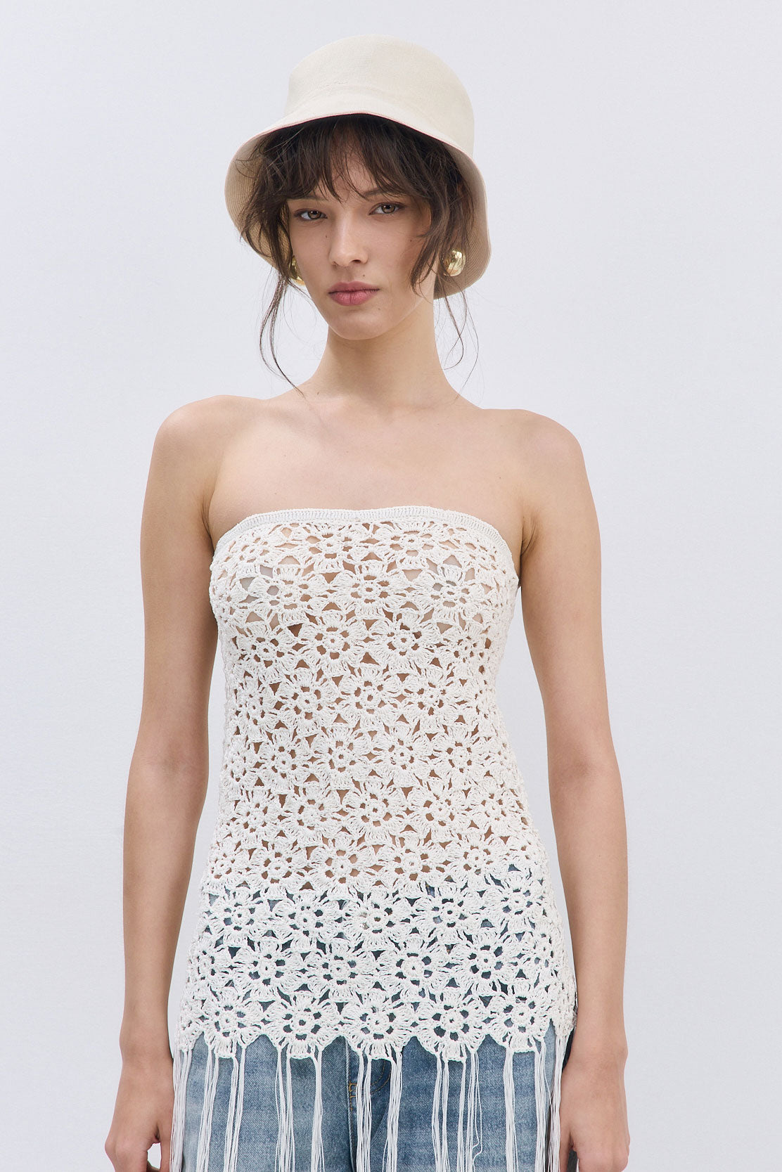 Flower Crochet Top