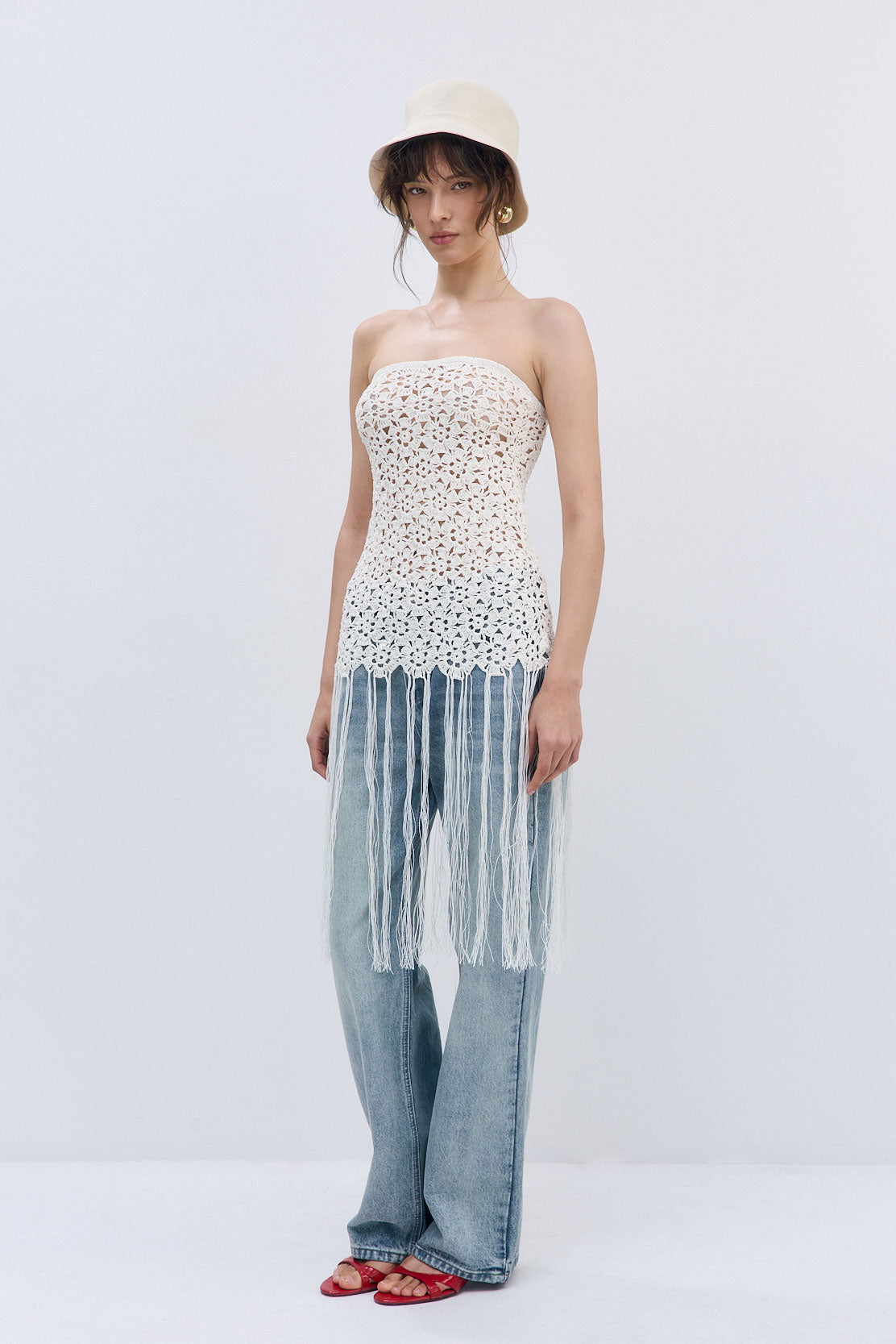 Flower Crochet Top