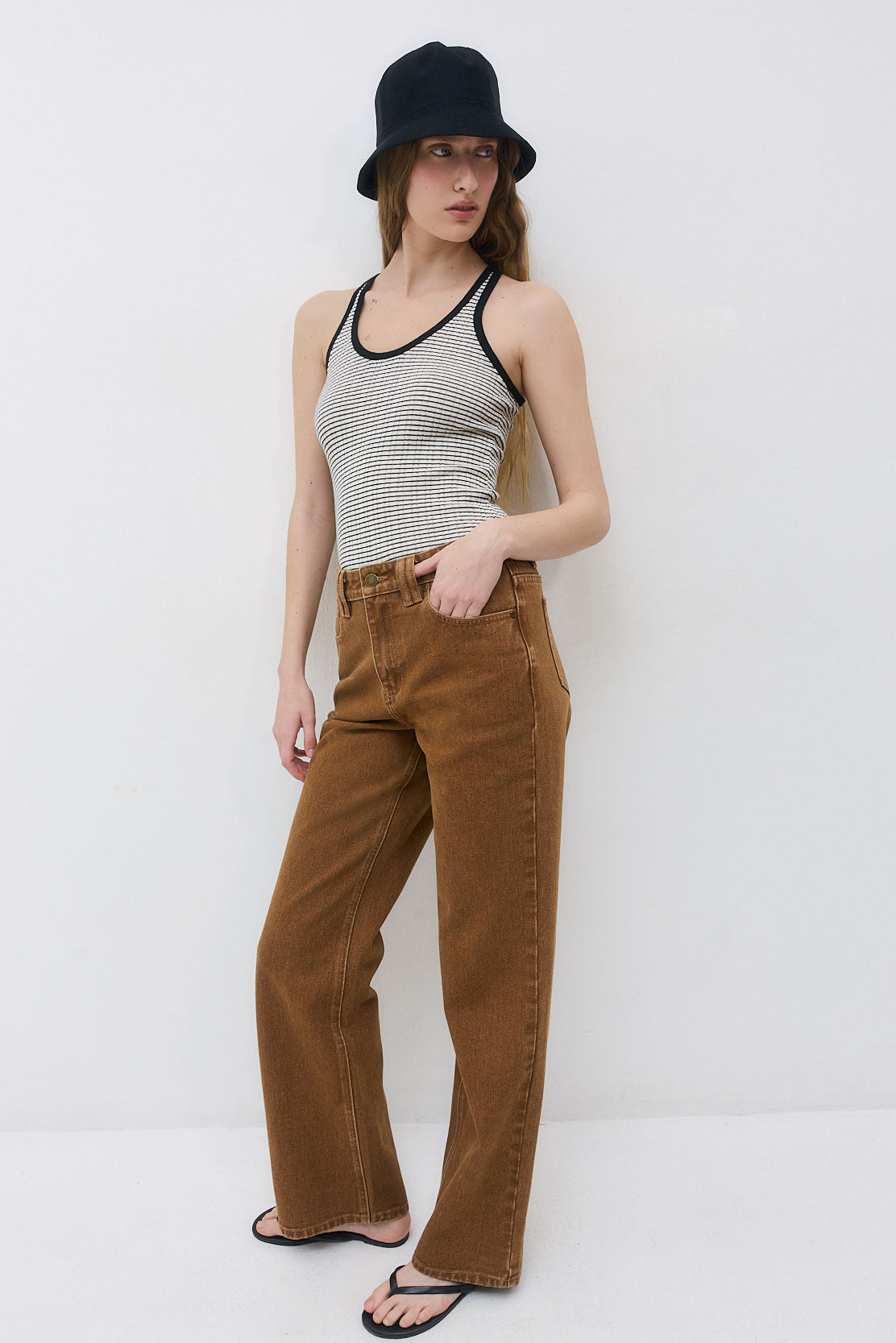 Colorwash Wide Leg Pants