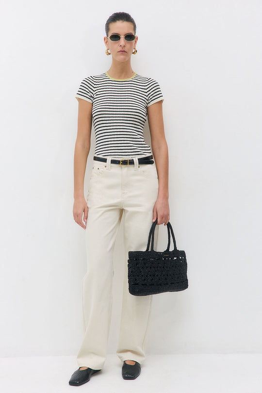Ribbed Striped Top