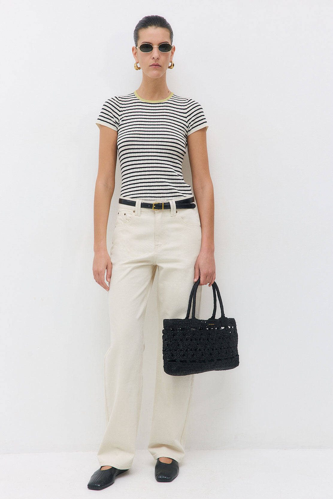 Ribbed Striped Top
