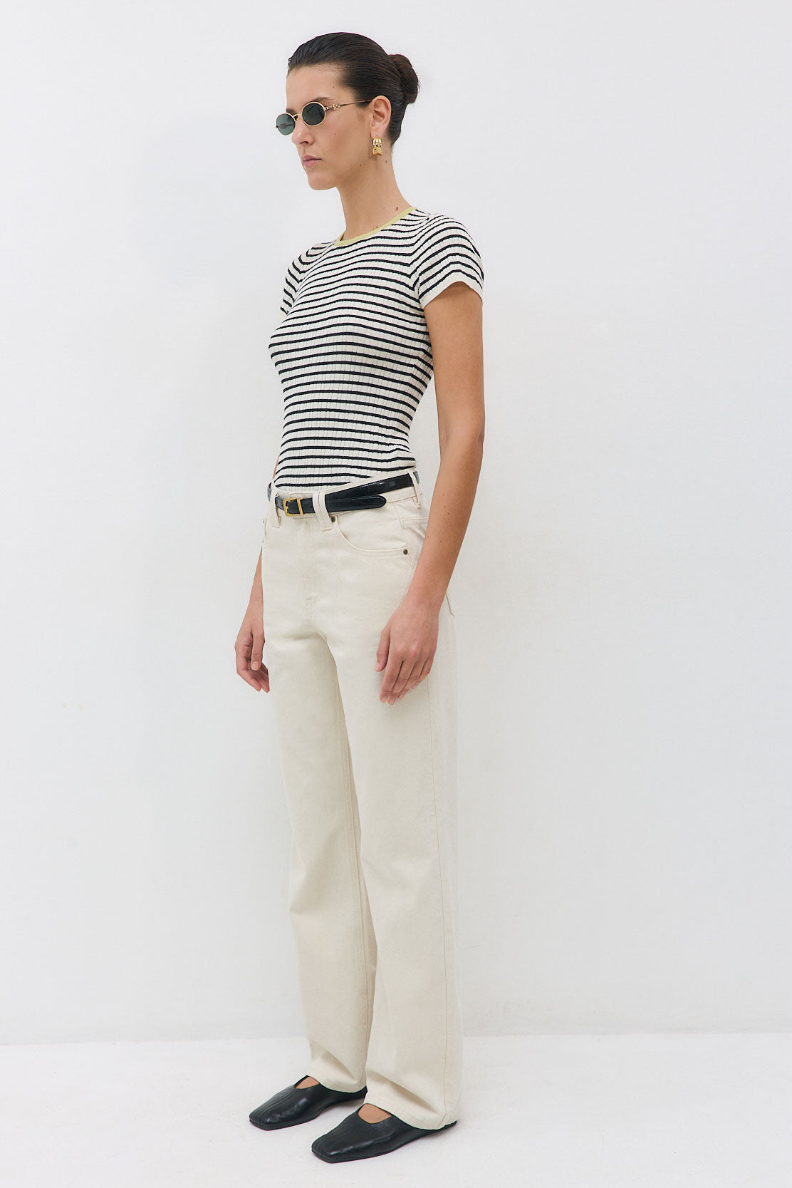 Ribbed Striped Top