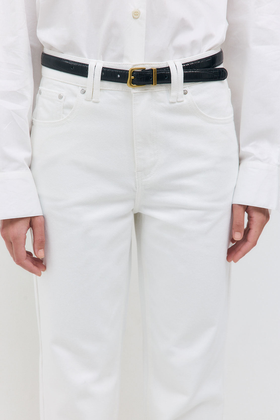 Wide Leg Drill Pants