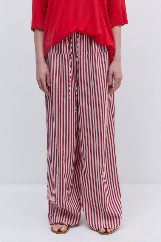 Poplin Wide Leg Pants