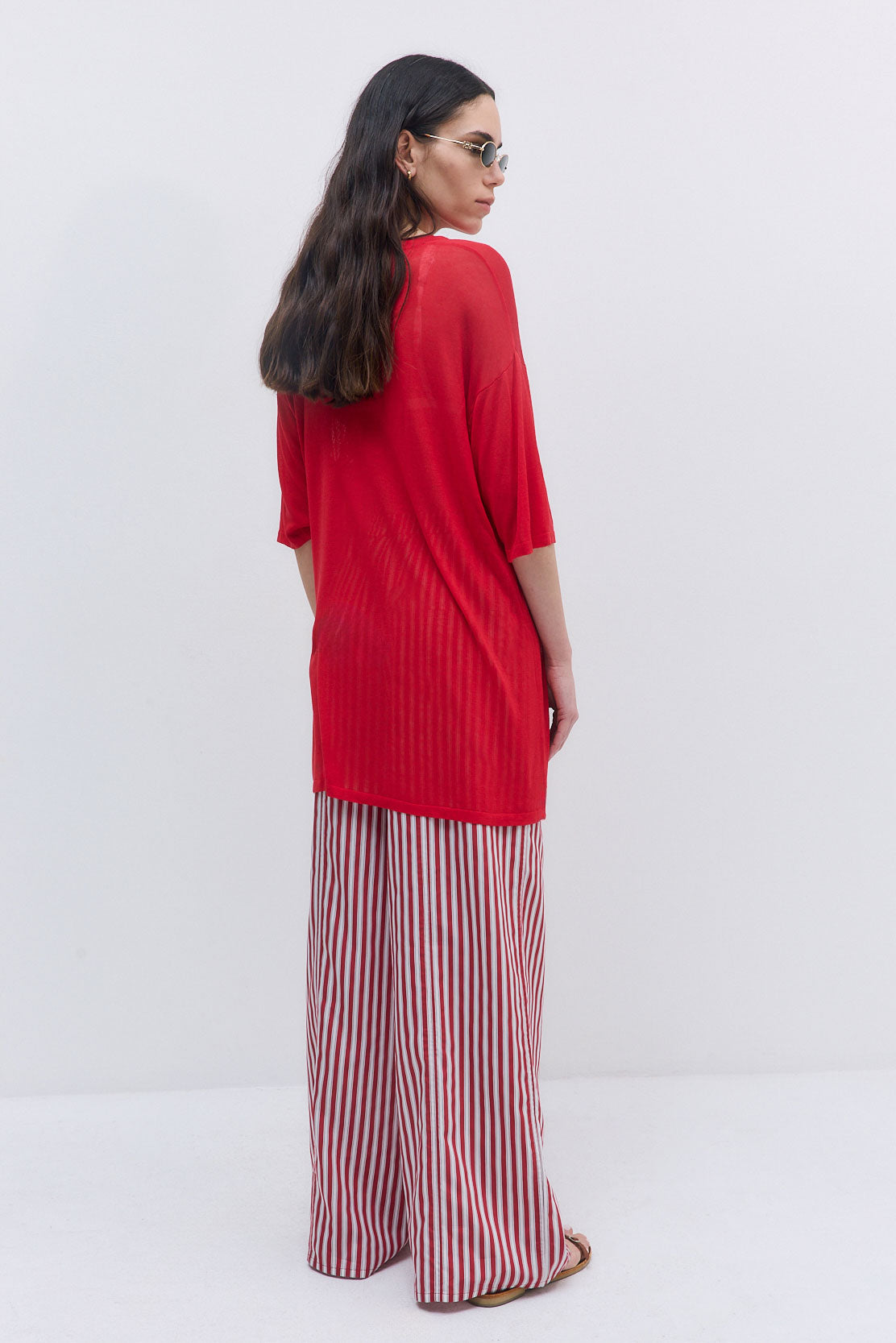 Poplin Wide Leg Pants
