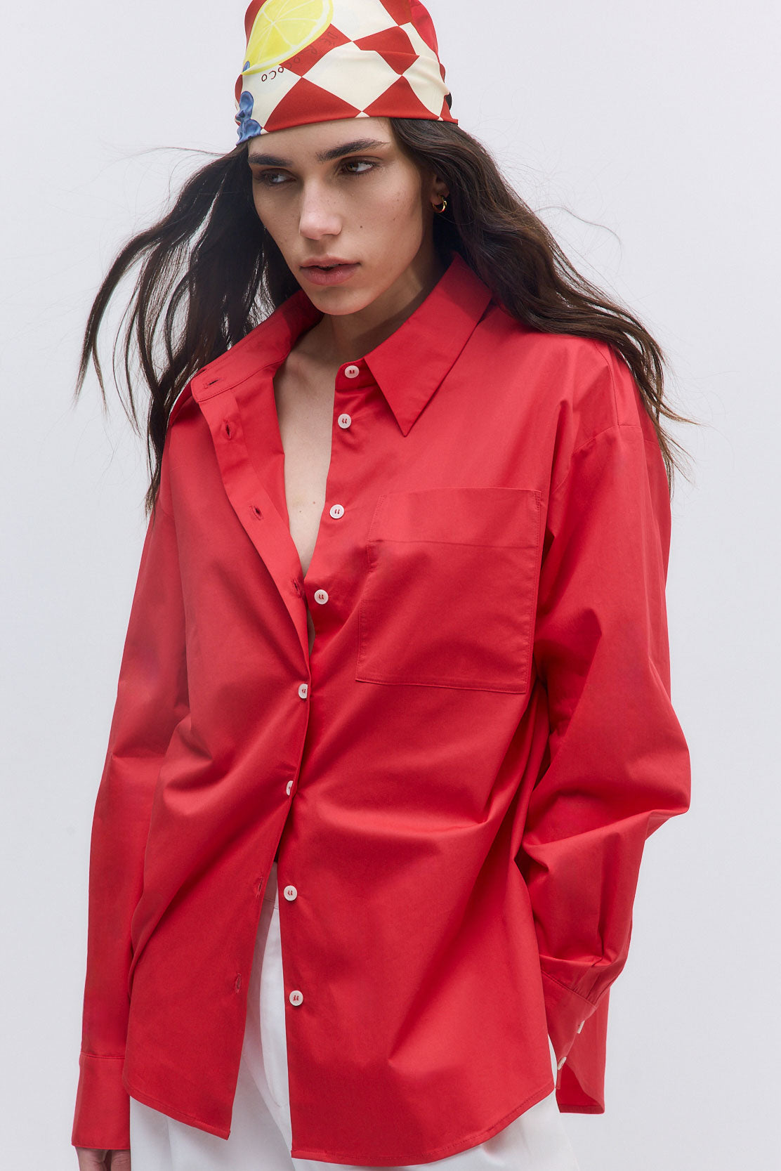 Oversized Poplin Button Down