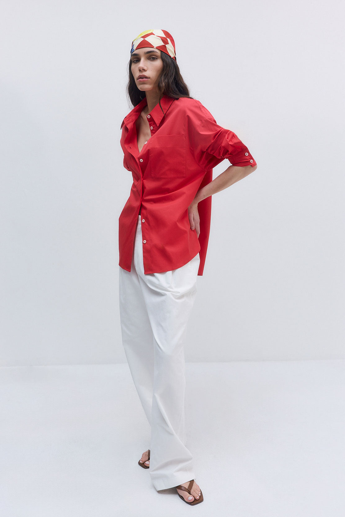 Oversized Poplin Button Down