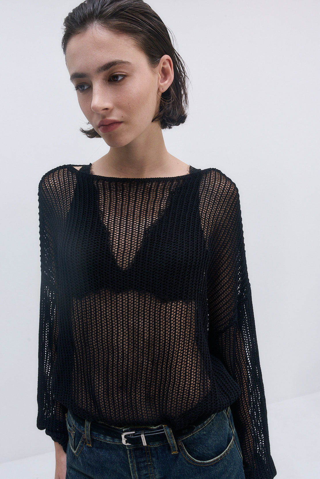 Crochet Boatneck Top