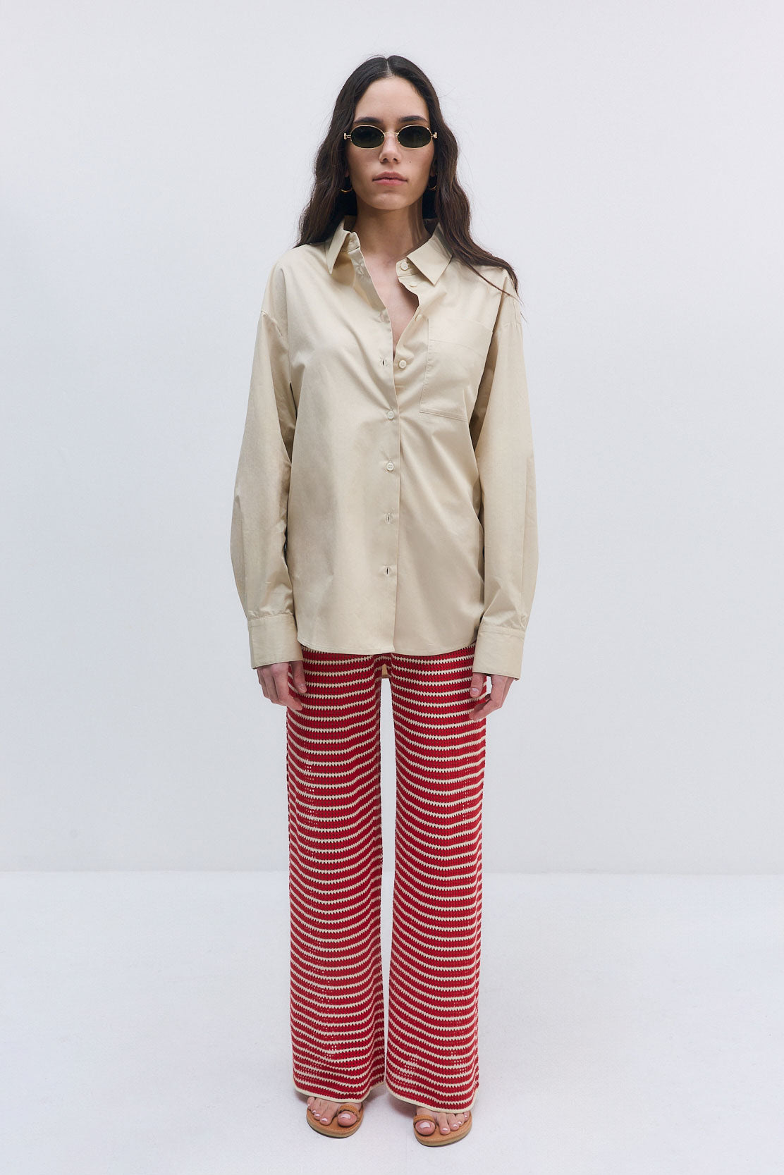 Oversized Poplin Button Down