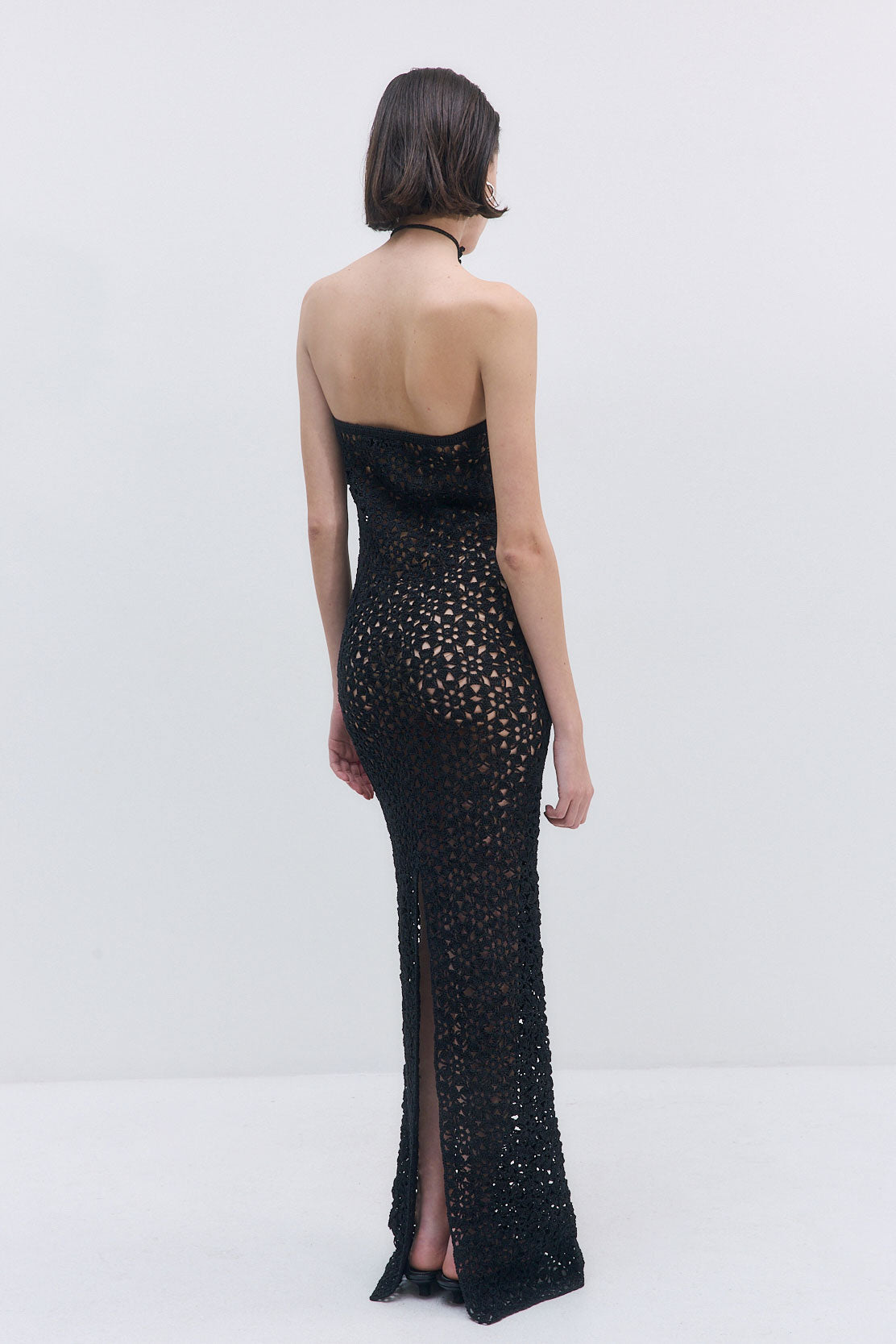 Flower Crochet Maxi Dress