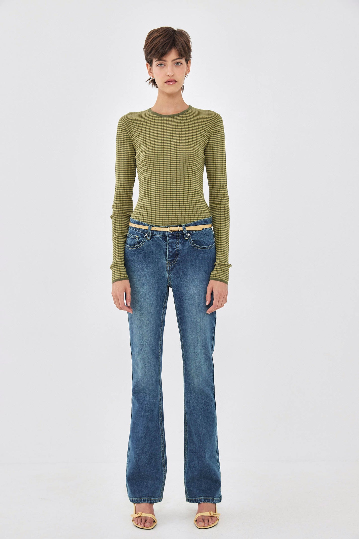 Long Sleeve Ribbed Striped Knit - Dé Rococo