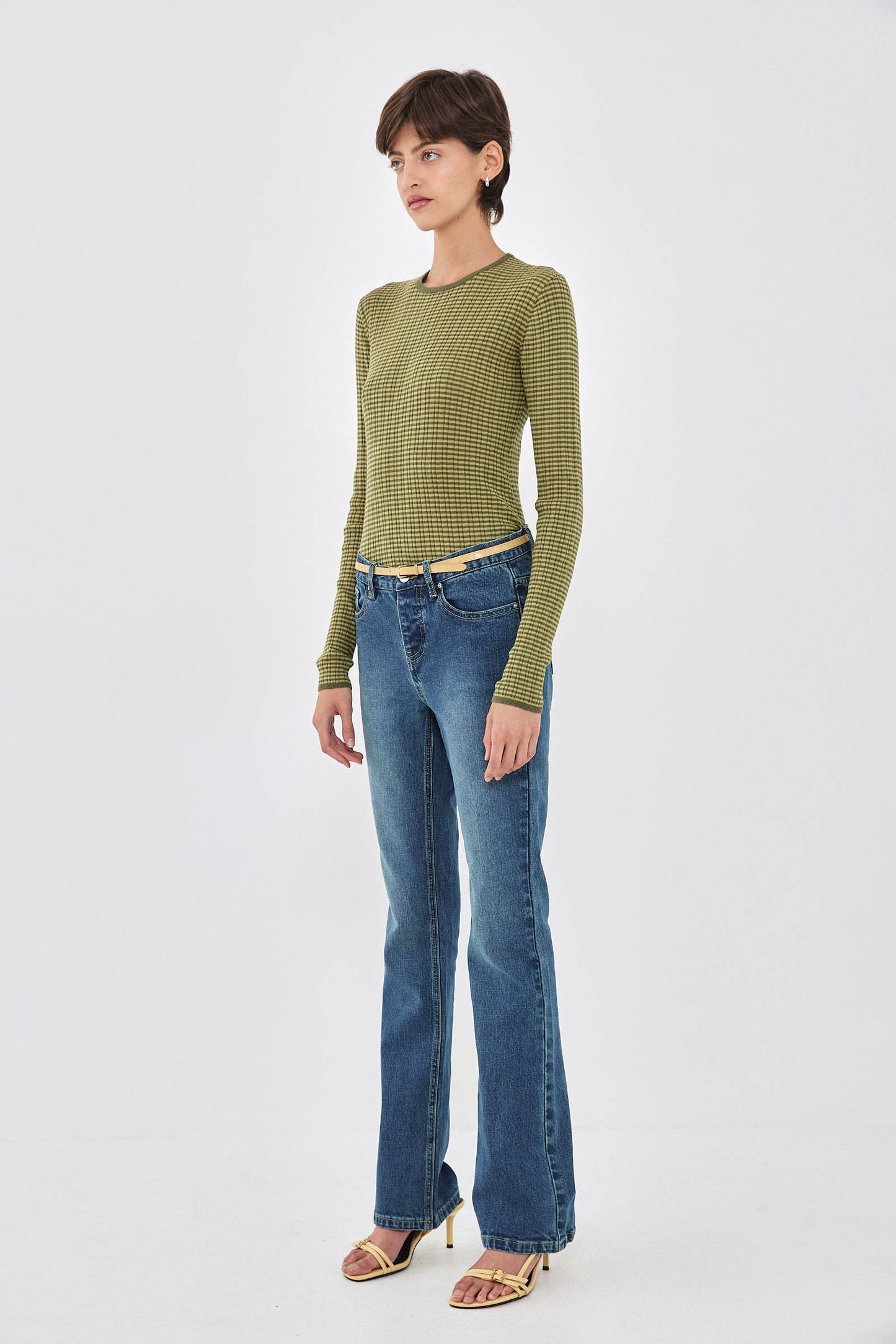 Long Sleeve Ribbed Striped Knit - Dé Rococo