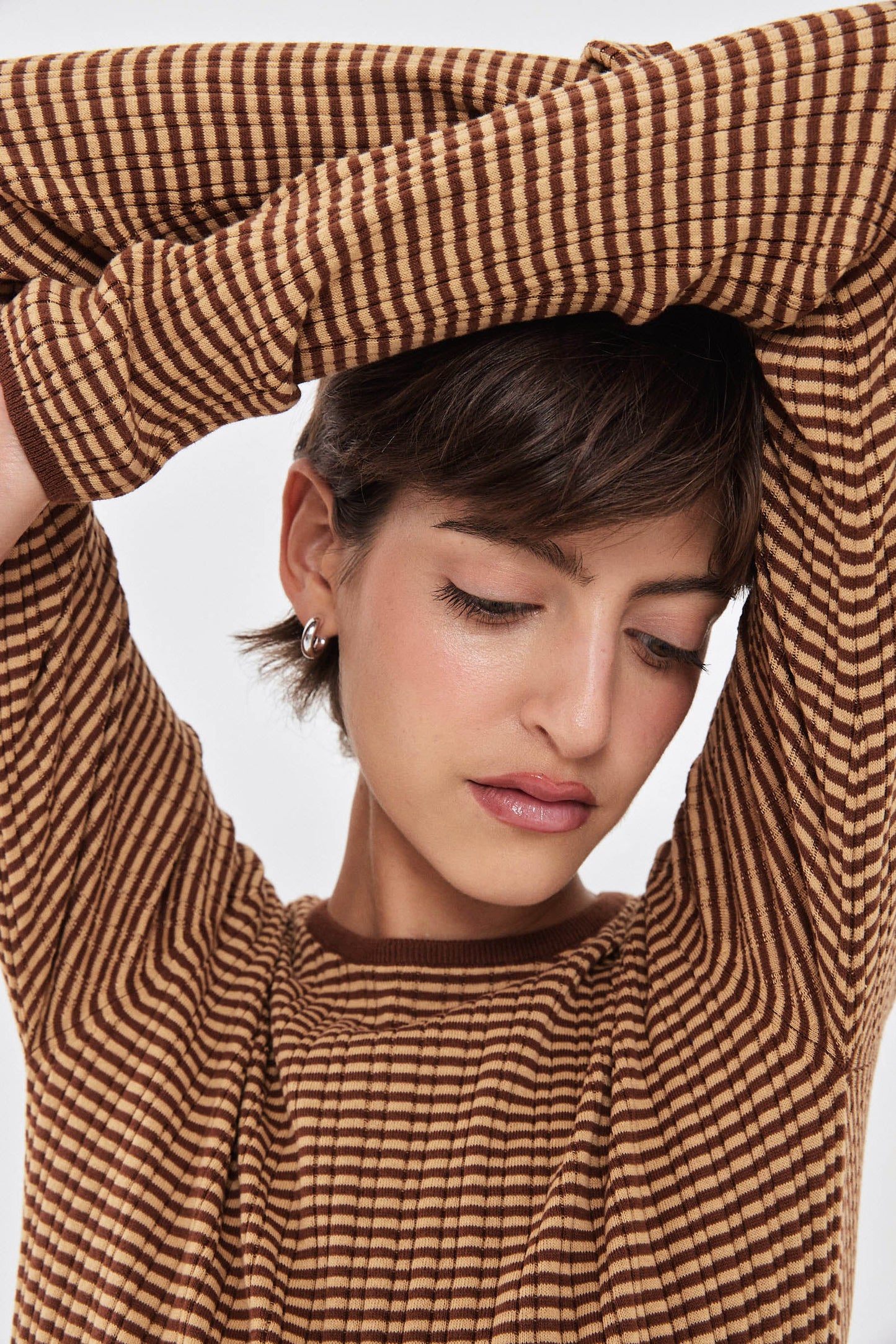 Long Sleeve Ribbed Striped Knit - Dé Rococo