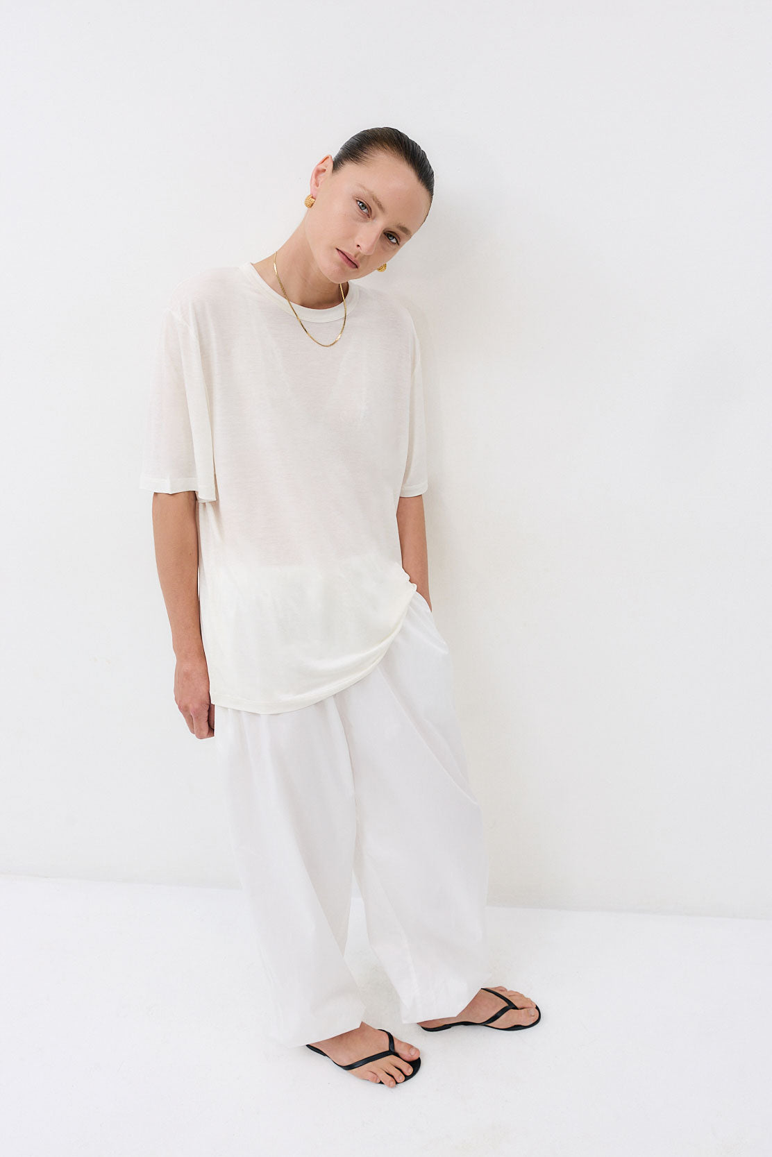 Oversized Crew Neck T Shirt