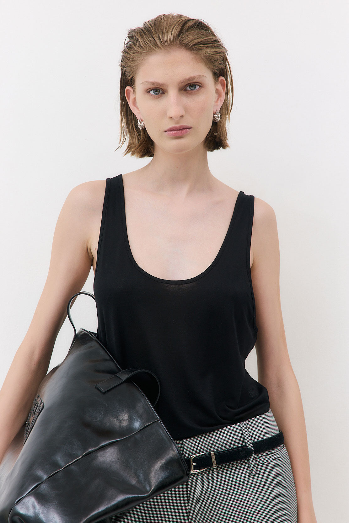 Deep Scoop Tank Top