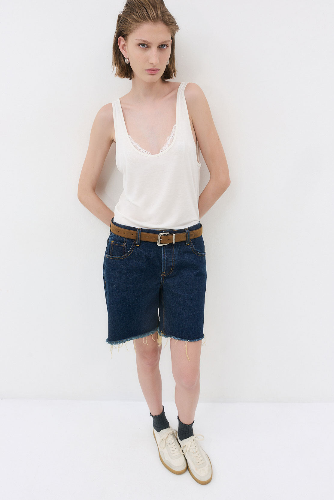 Deep Scoop Tank Top