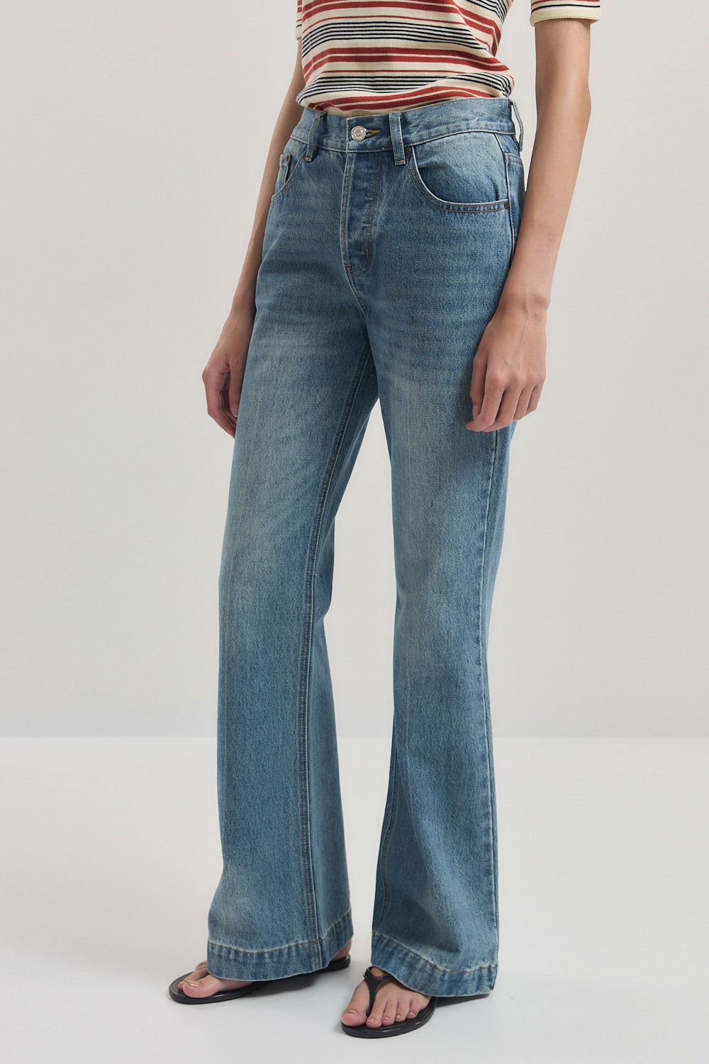 No.20| Mid Rise Flare Denim
