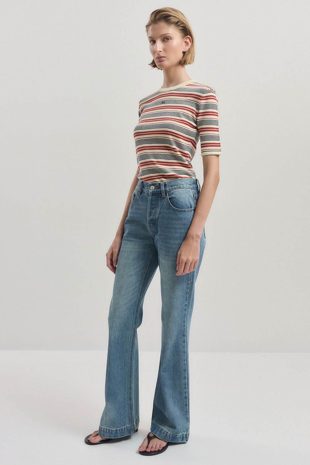 No.20| Mid Rise Flare Denim