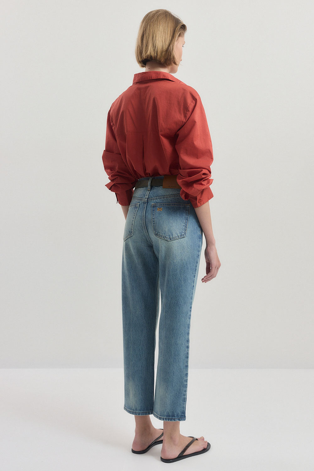 No.25| Mid Rise Slim Cropped Denim