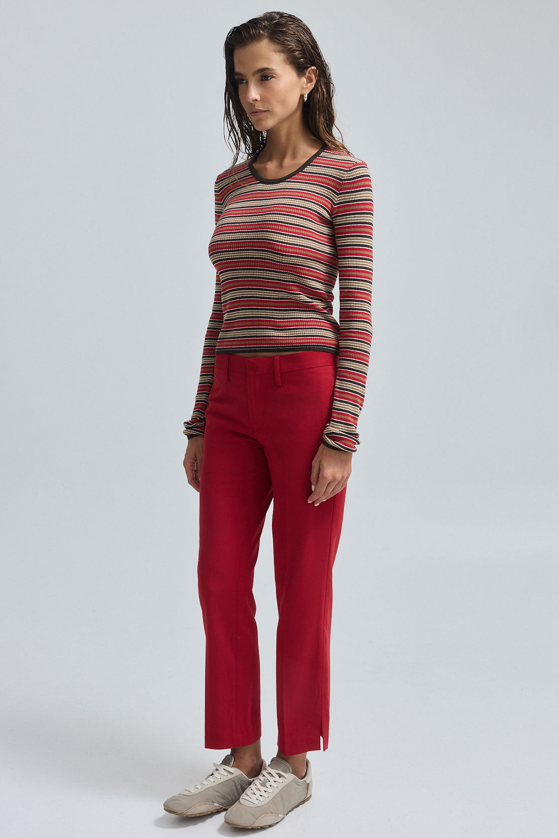 Slim Cropped Daddy Pants