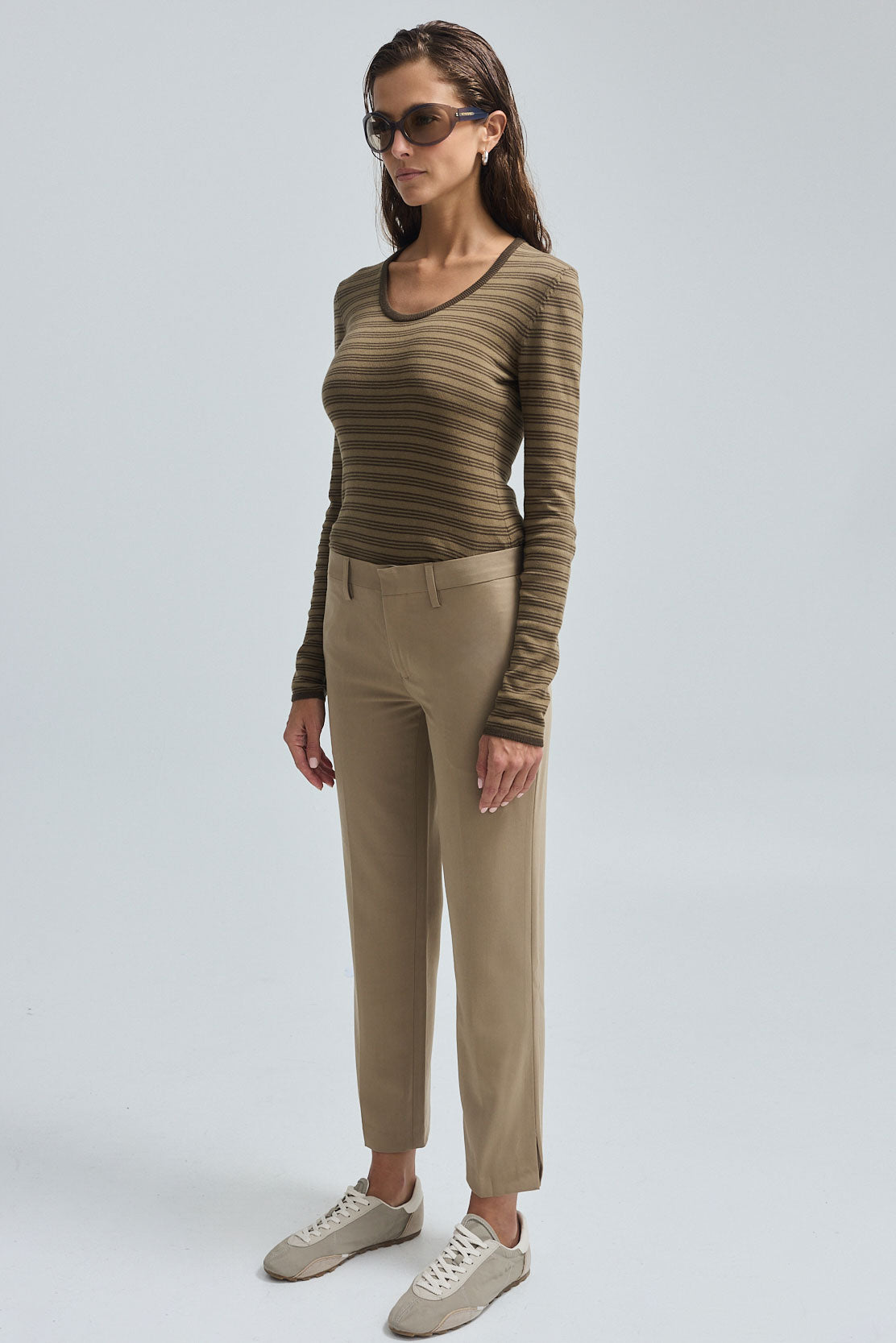 Slim Cropped Daddy Pants